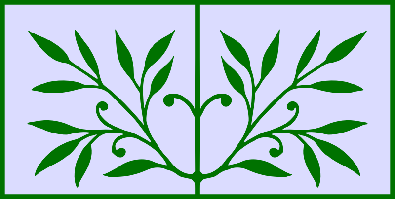 Leafy design 18 (colour)