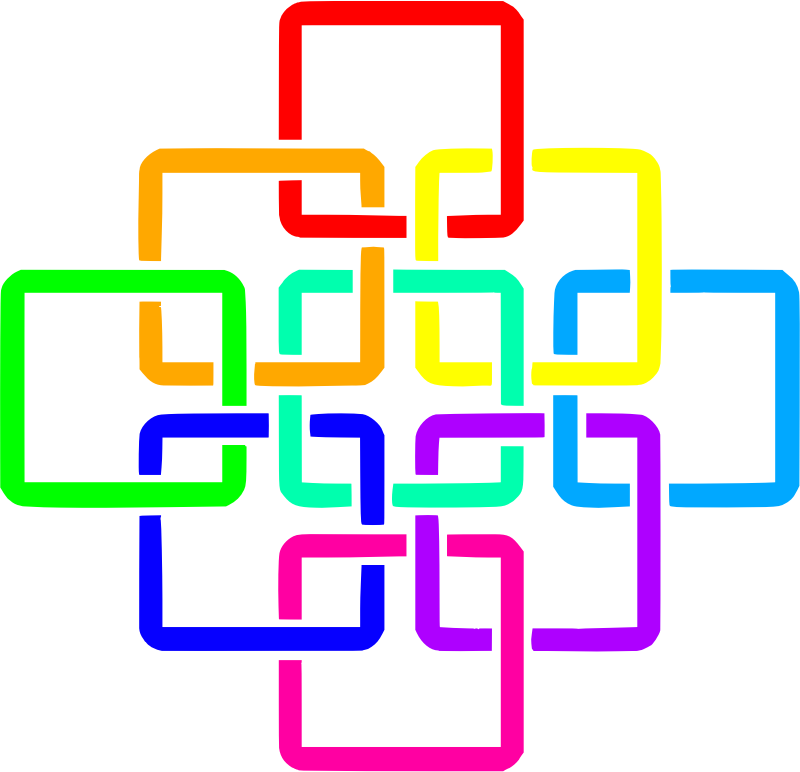 Celtic knot 5 (colour) - Openclipart