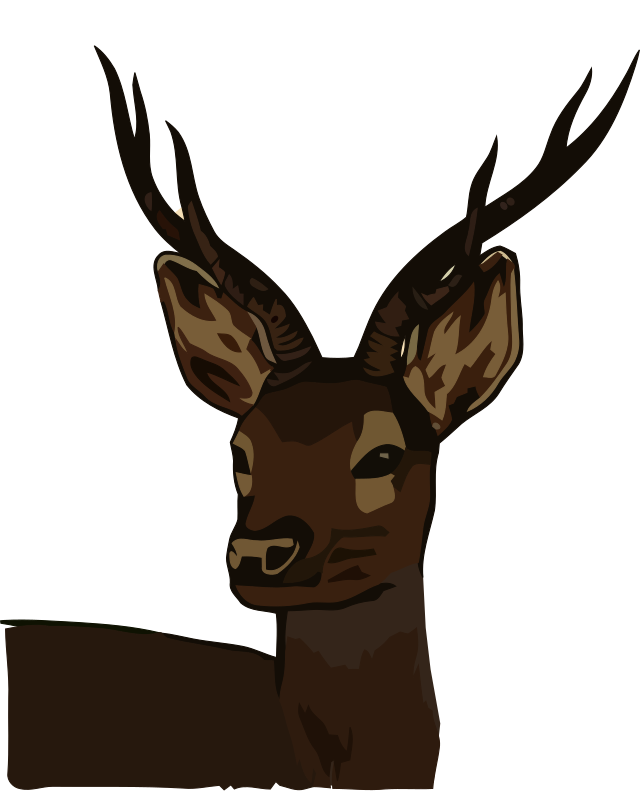 Vintage Deer Head