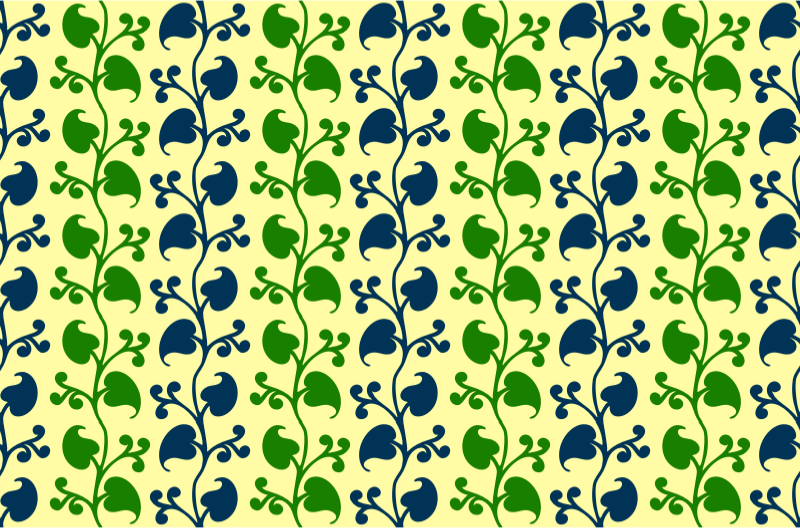 Leafy pattern 10 (colour)