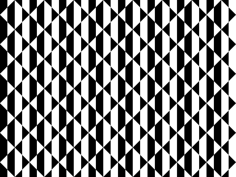 Stripy checkerboard pattern