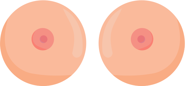 Two Disembodied Breasts