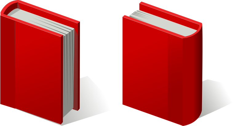 pair of red books