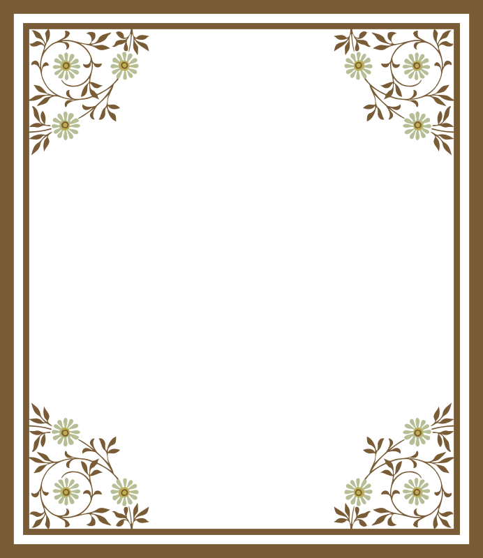 Floral frame 41