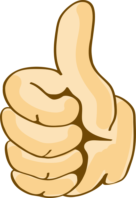 Thumb up and down - Openclipart