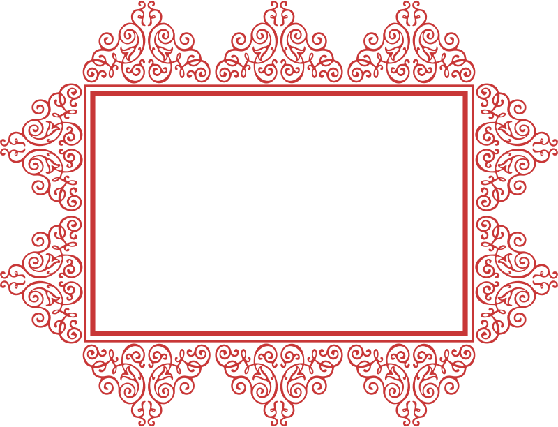 Rectangular frame 14