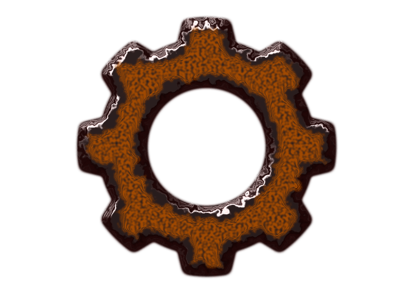 rusted gear