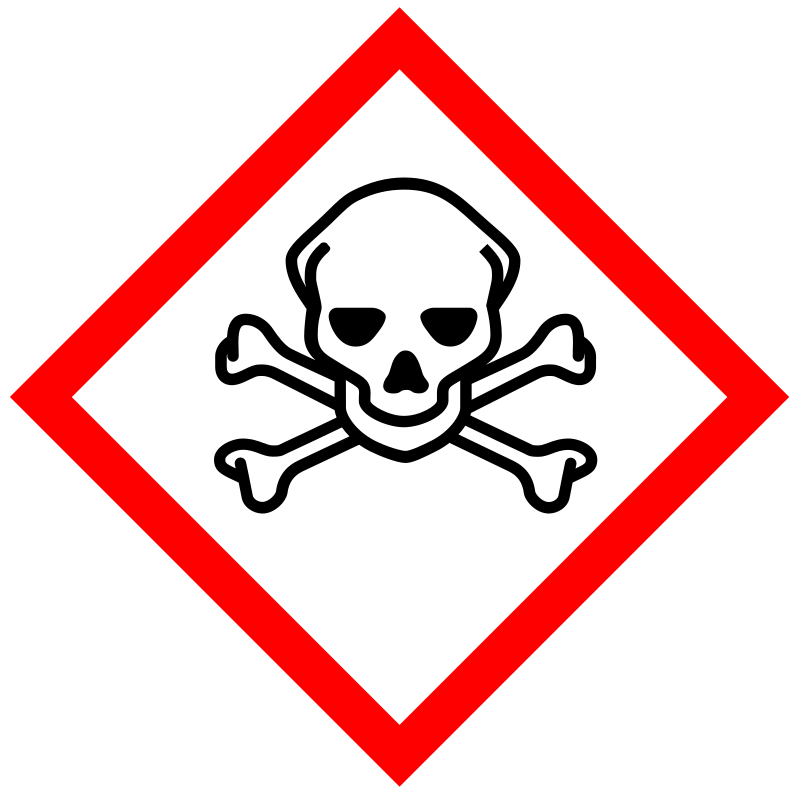 GHS pictogram for toxic substances