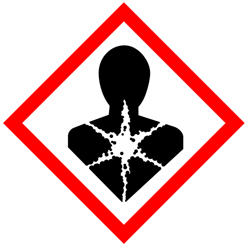 GHS pictogram for substances hazardous to human health