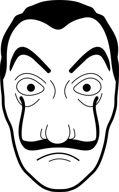Salvador Dali mask
