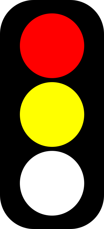 Red & yellow traffic light indicator