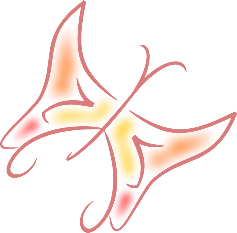 Abstract butterfly (colour)