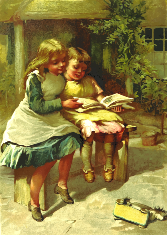 Children reading