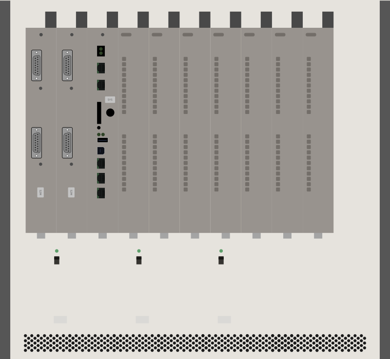 Generic Old-Style Dedicated Modular Primary Branch Exchange Phone System