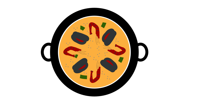 clipart paella