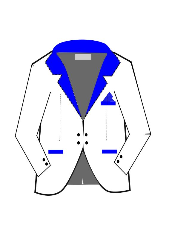 blue collar coat