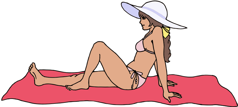 Beach girl 3 (simplified)