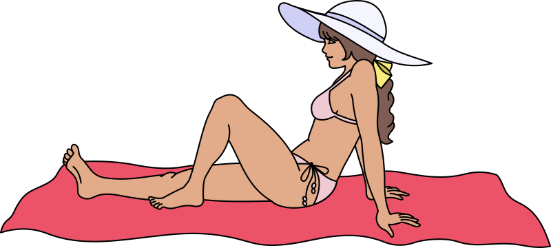 Beach girl 4 (more simplified)