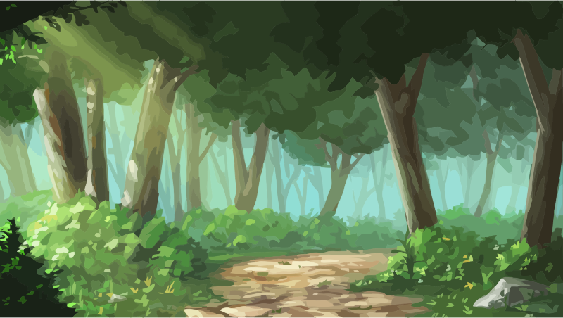 Green Forest Illustration