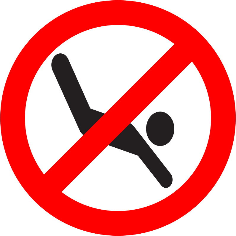 No Diving