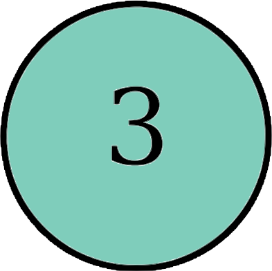 Teal Circle 3