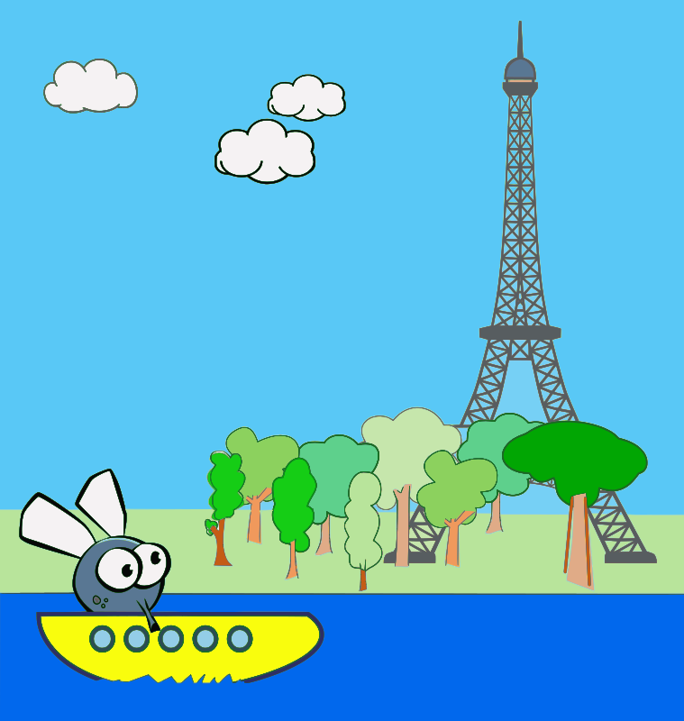 Bateau mouche Flyboat in Paris