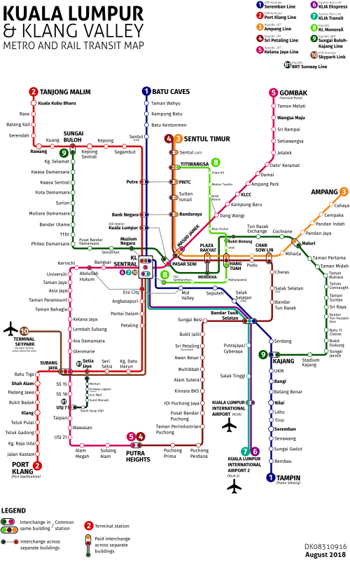 Kuala Lumpur & Selangor Metro Rail Transit