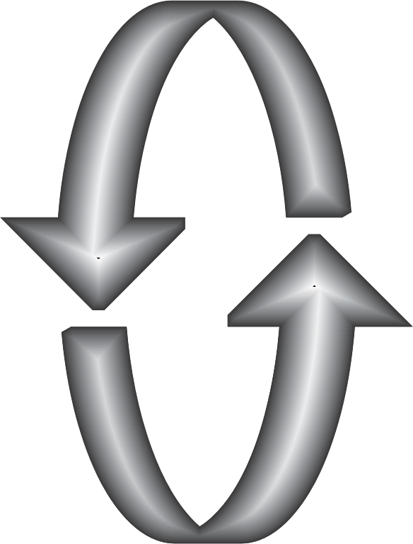 3D Monochrome Arrows