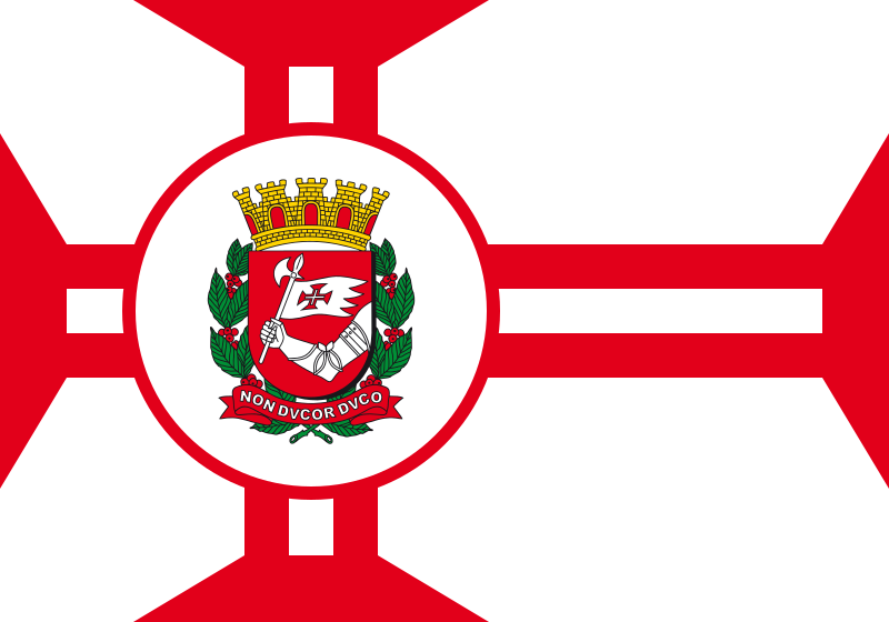 Flag of city Sao Paulo