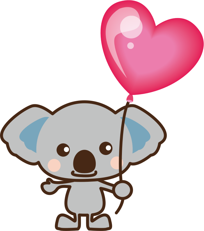 Koala with Balloon