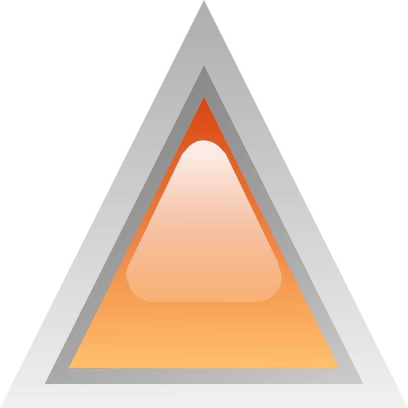 led triangular orange