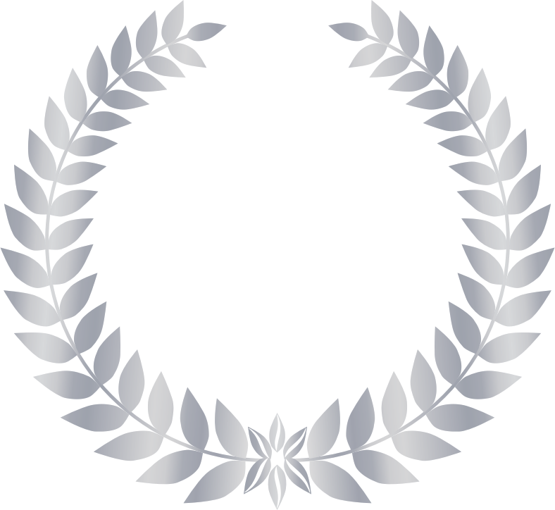 Silver Laurel Wreath