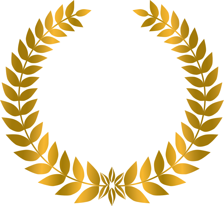 Brass Laurel Wreath