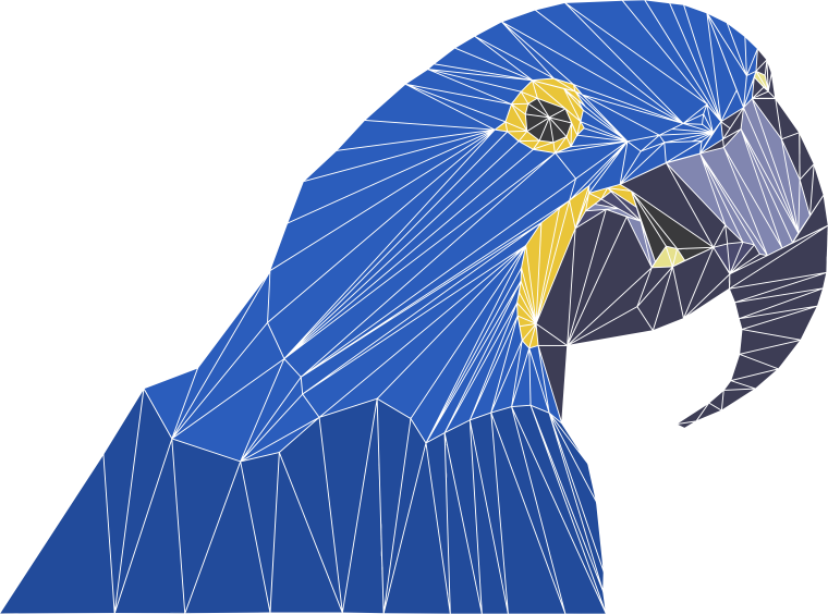 Low Poly Macaw By Emmie Norfolk