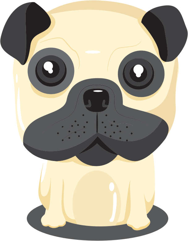 Cartoon Dog Portrait