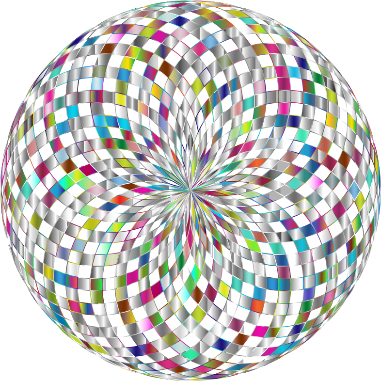 Rings Mandala Type II Multichrome 5 No BG - Openclipart