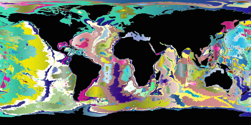 Bathymetry Map Surreal