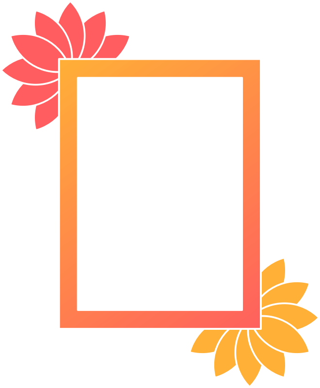 Rectangular frame 18