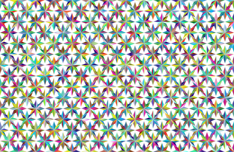 Prismatic Geometric Stars Background 2 No BG