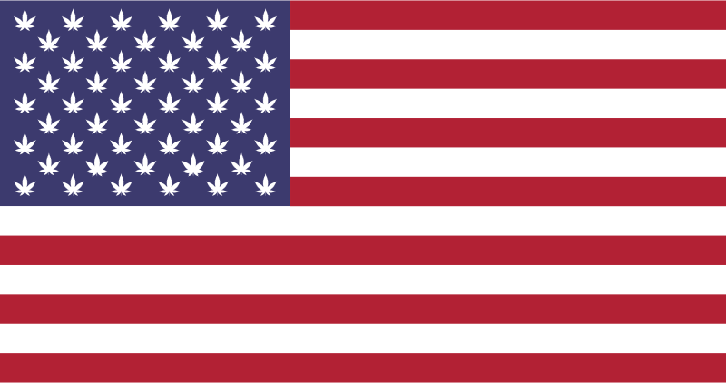 Marijuana US Flag 3