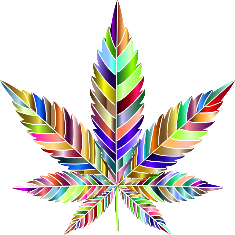 Marijuana Leaf Type II Prismatic 4