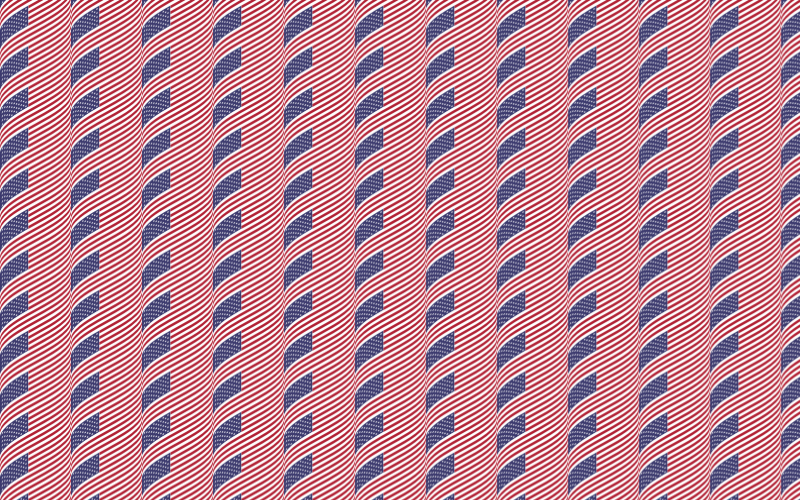 American Flag Pattern Background