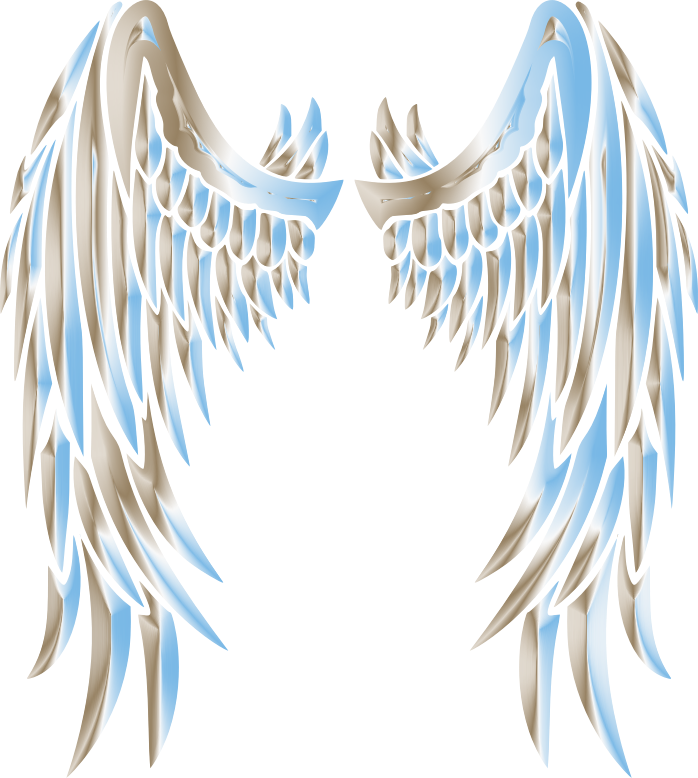 Sky Chrome Angel Wings