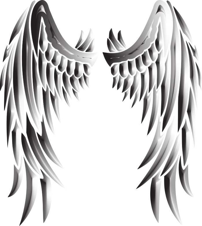 Gold Angel Wings - Openclipart