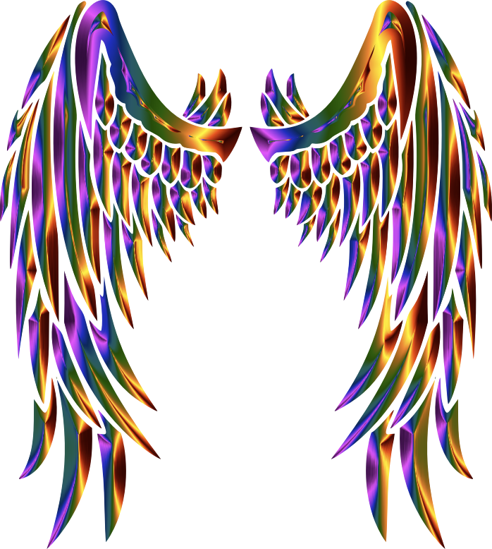 Chromatic Angel Wings