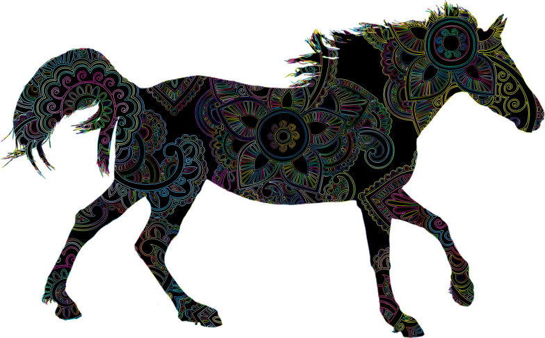 Decorated Horse Prismatic Variation 2