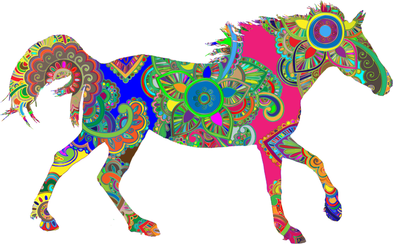 Decorated Horse Prismatic 2