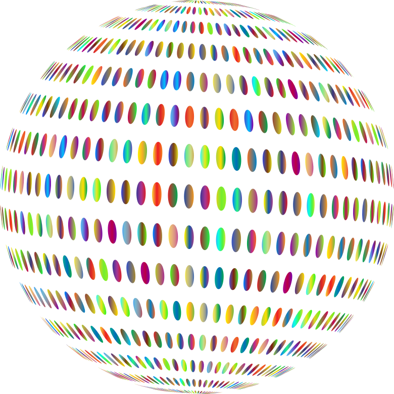 Spiral Circles Sphere Polyprismatic