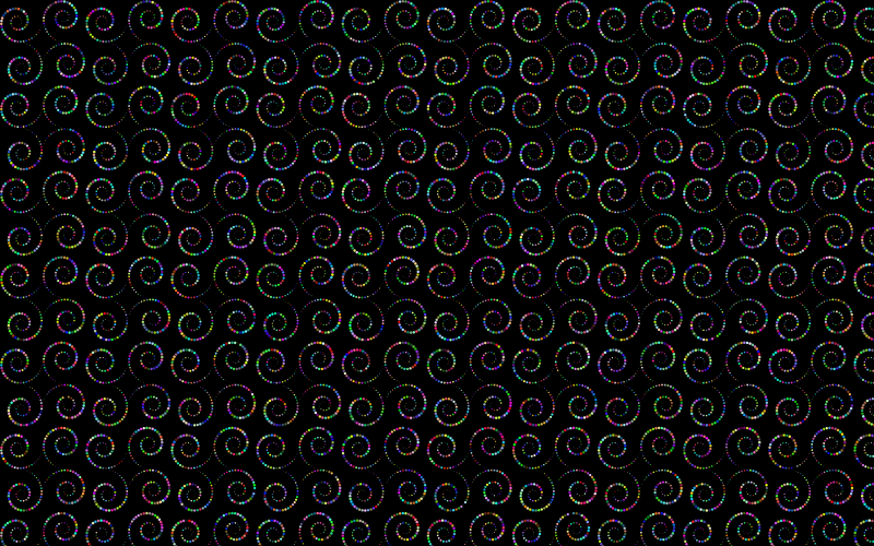 Prismatic Circles Swirls Background