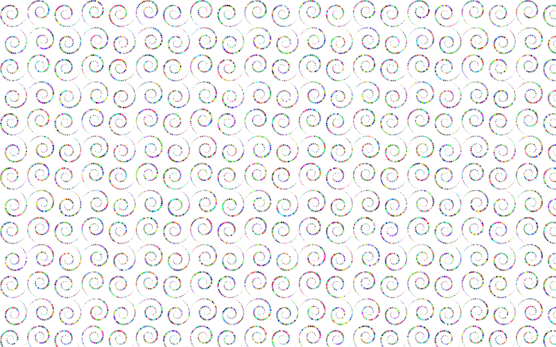 Prismatic Circles Swirls Background No BG